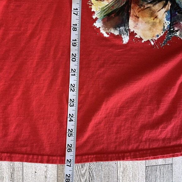 Frida Khalo Graphic Tee Red Art Unisex Adult XL - Picture 8 of 9